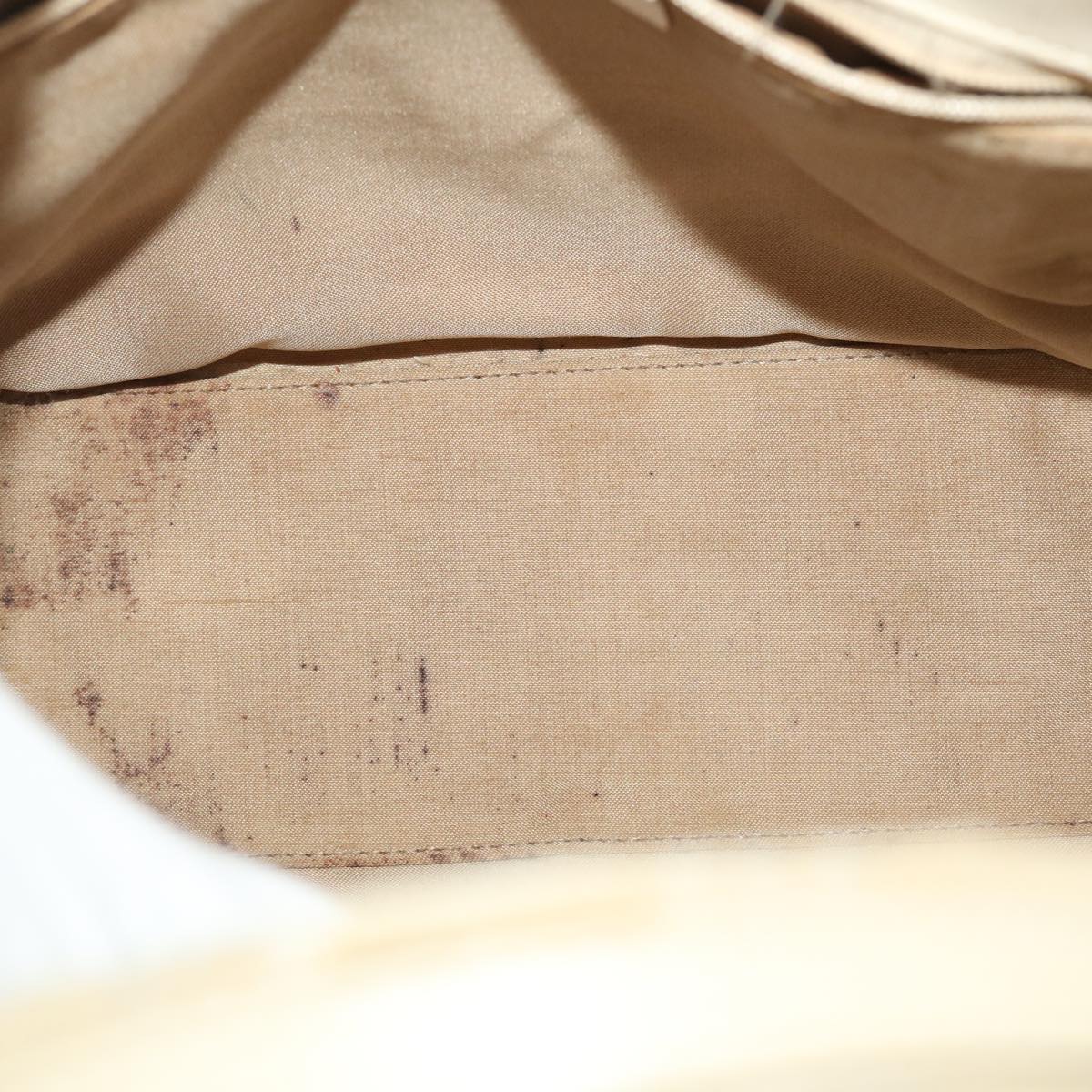 GUCCI GG Canvas Hand Bag Beige 40282