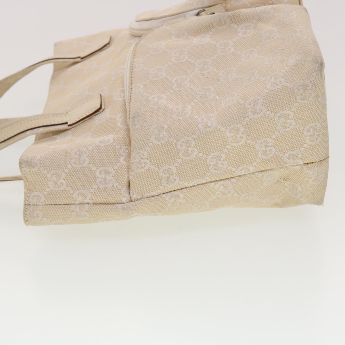 GUCCI GG Canvas Hand Bag Beige 40282