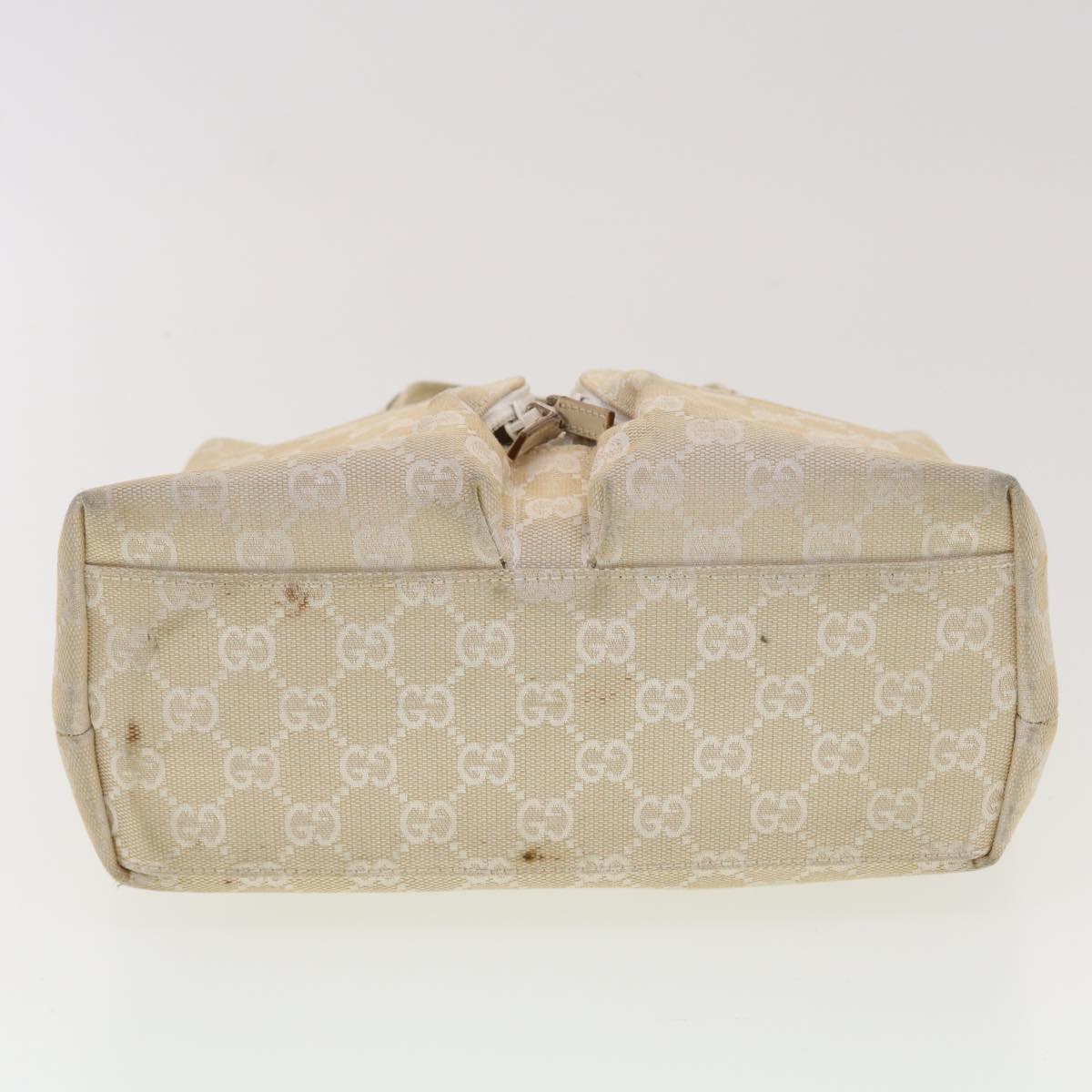GUCCI GG Canvas Hand Bag Beige 40282