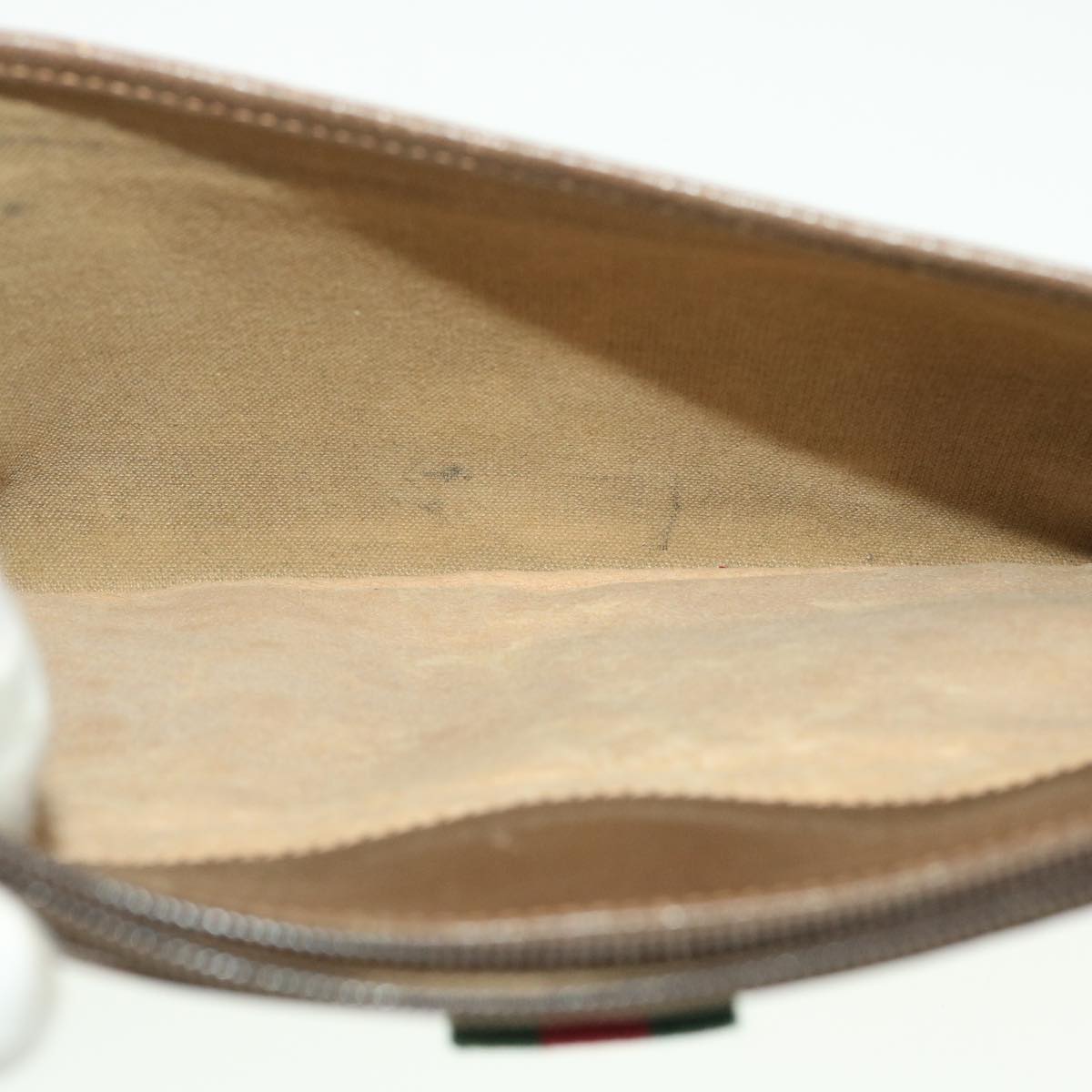 GUCCI GG Canvas Shoulder Bag PVC Leather Beige 904.02.026 40371