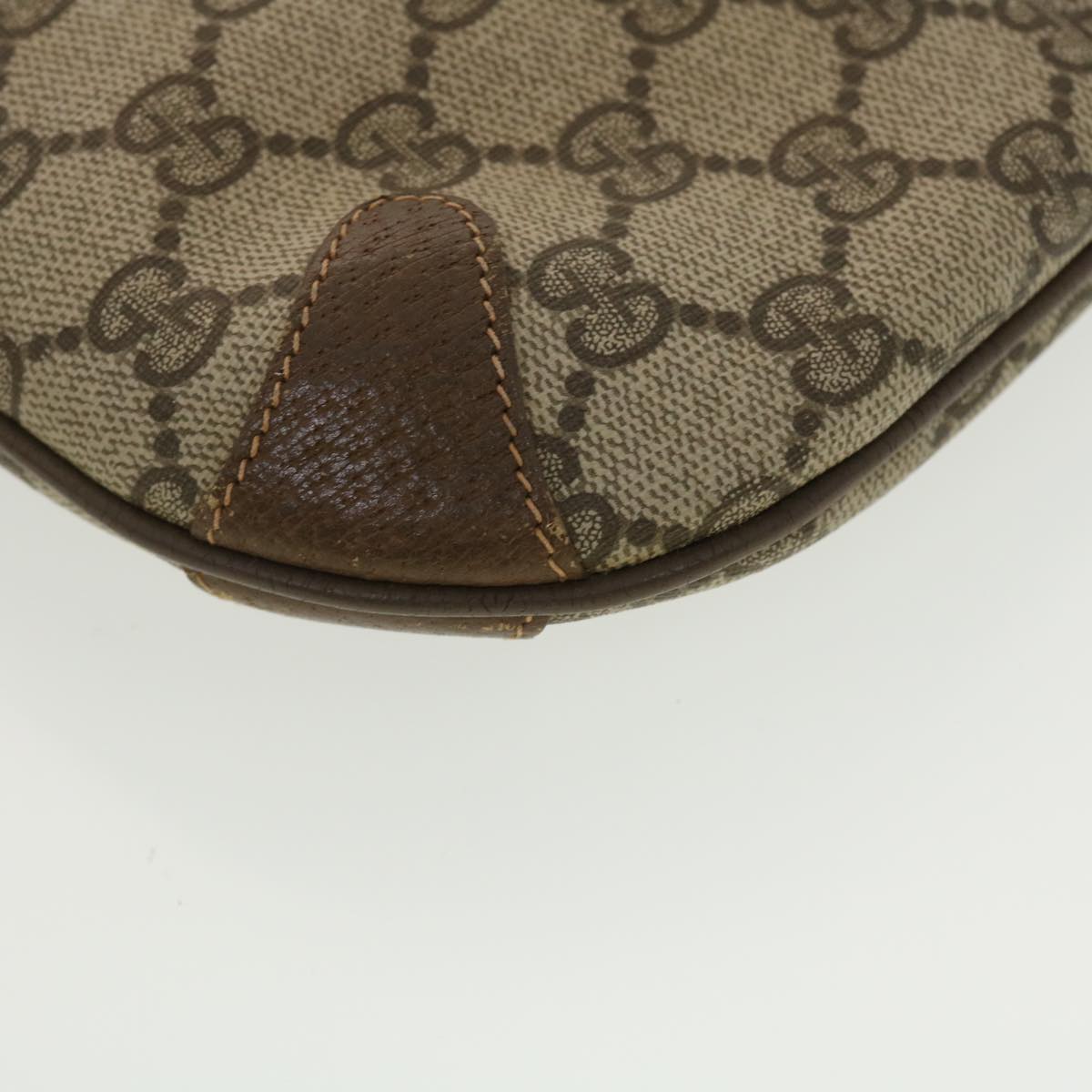 GUCCI GG Canvas Shoulder Bag PVC Leather Beige 904.02.026 40371