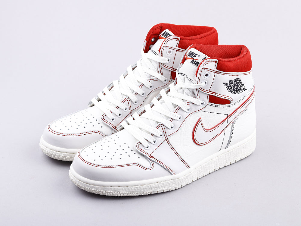 GLM - AJ1 white and red manuscript