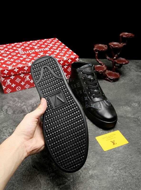GLM - LUV HIgh Top Black Sneaker