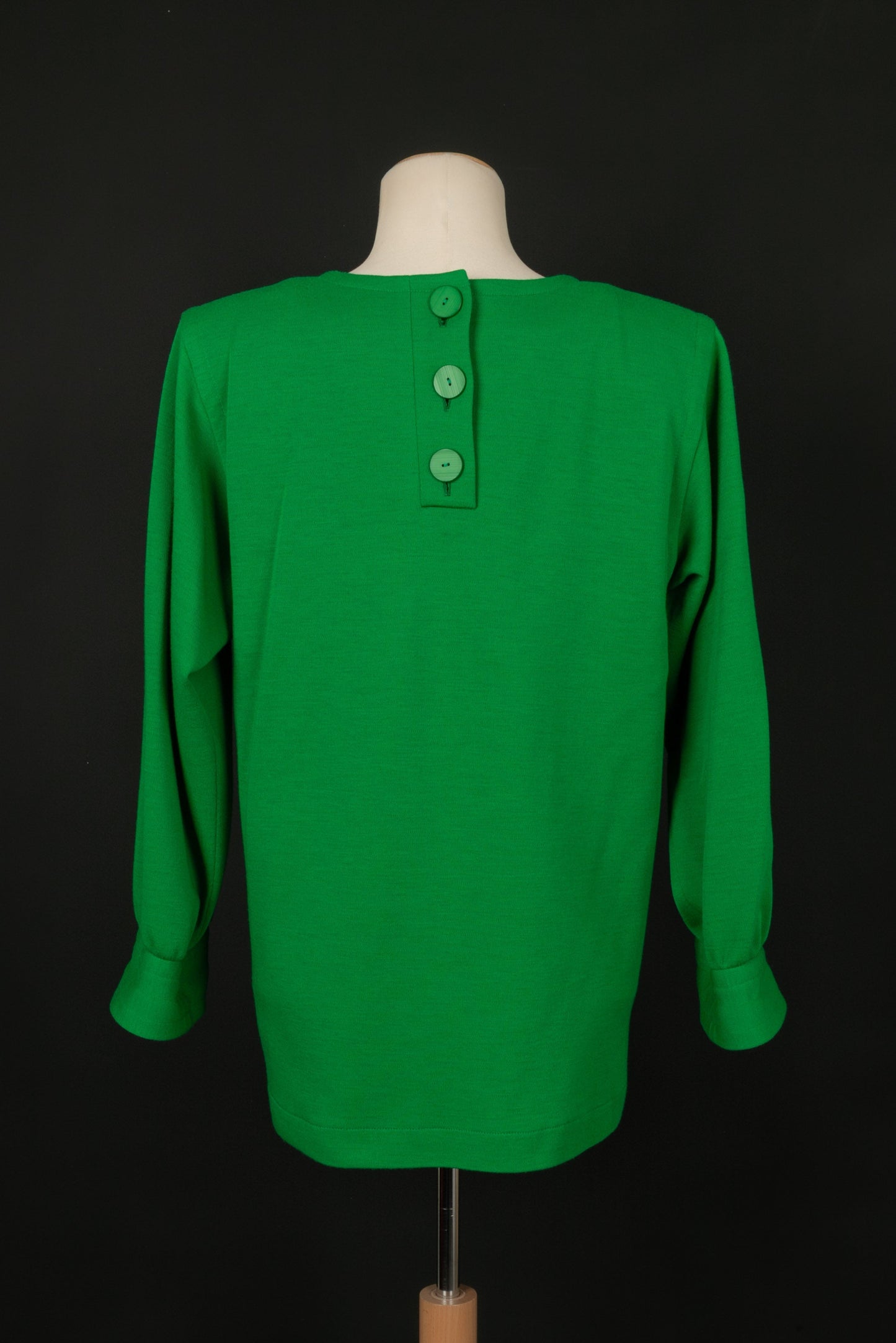 Haut vert Yves Saint Laurent Hiver 1987