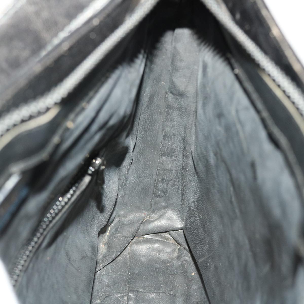 GUCCI Web Sherry Line Shoulder Bag Leather Black Red Green 41258
