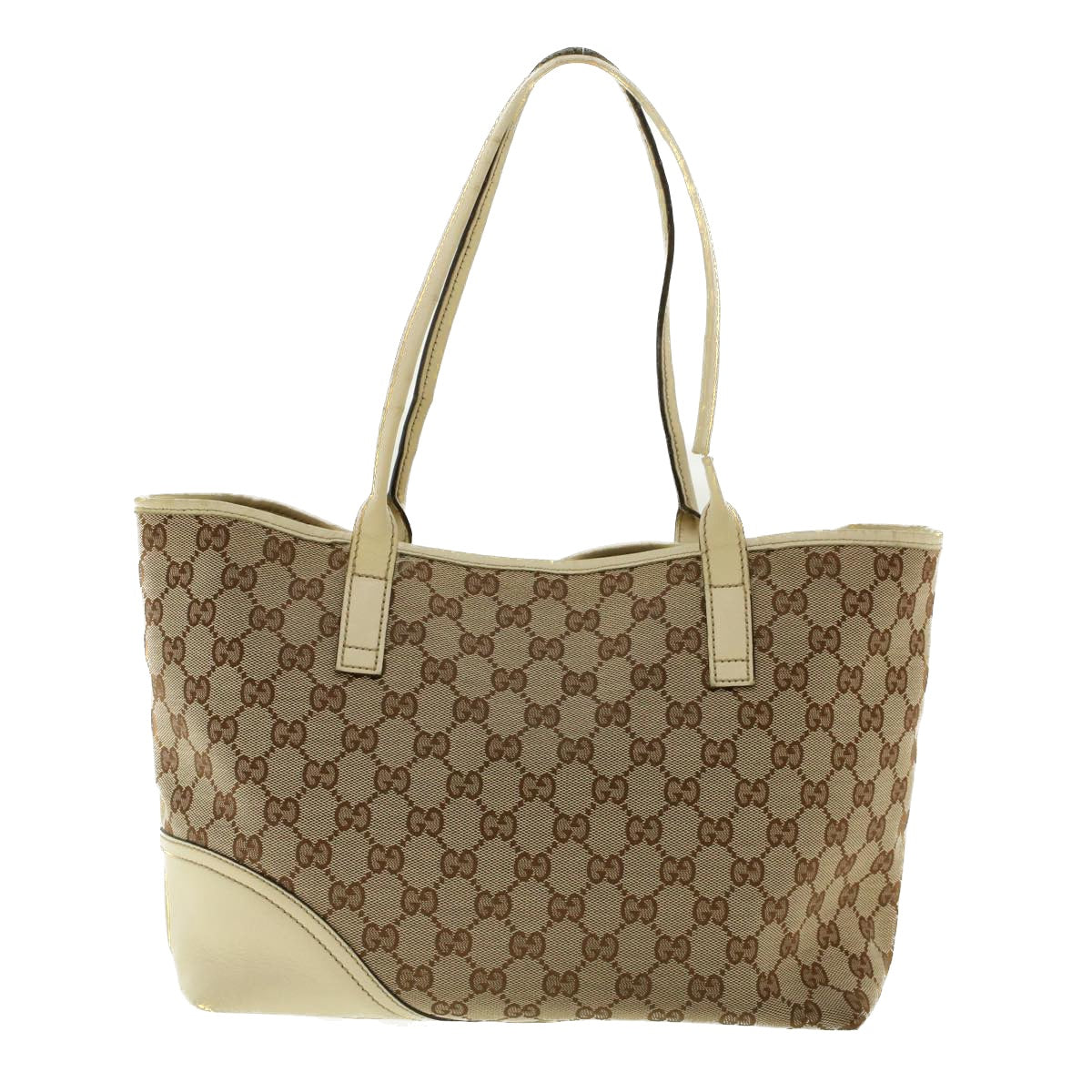 GUCCI GG Canvas Tote Bag Beige 169946 41352