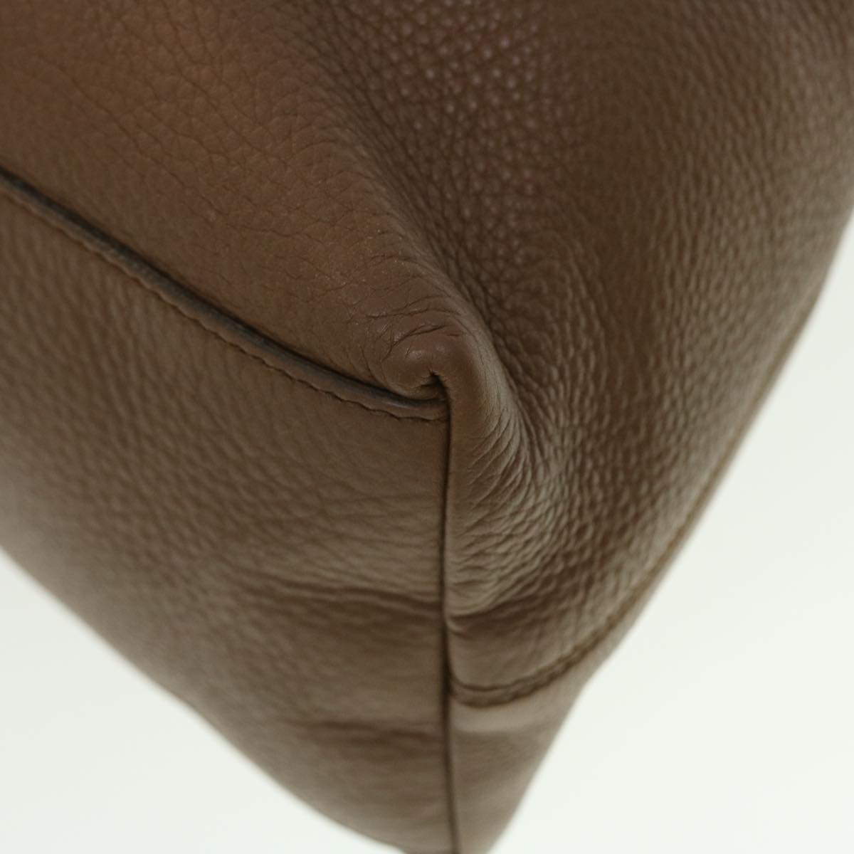 GUCCI Chain Soho Shoulder Bag Leather Brown 308982 41958