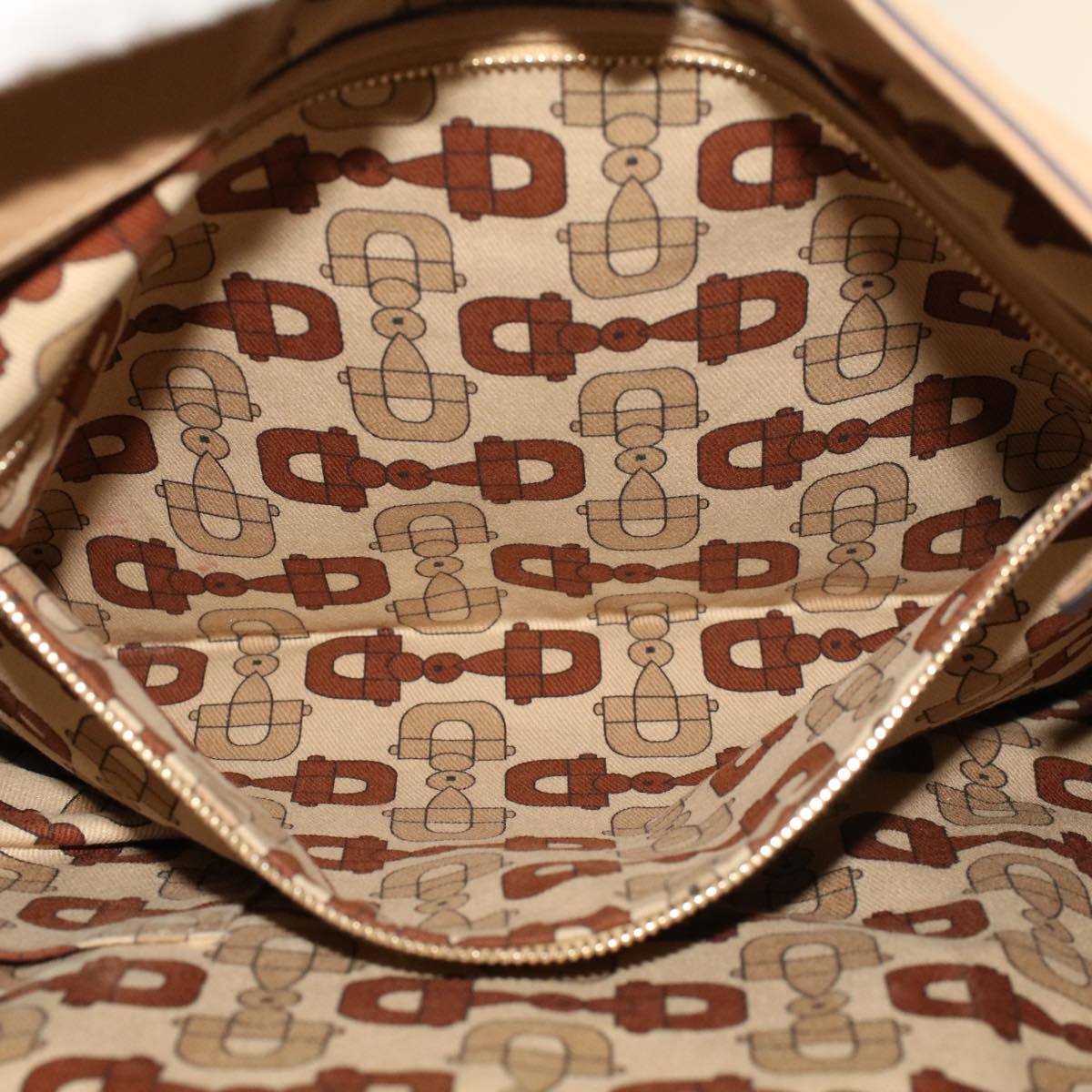GUCCI GG Canvas Guccissima Shoulder Bag Beige 162740 41962