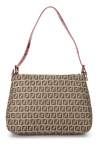 Fendi,  Red Zucchino Canvas Mama, Red
