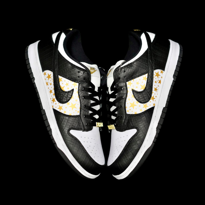 GLM - SUP x DUNK black and white gold