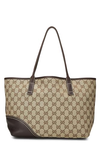 Gucci,  Original GG Canvas Britt Tote, Brown