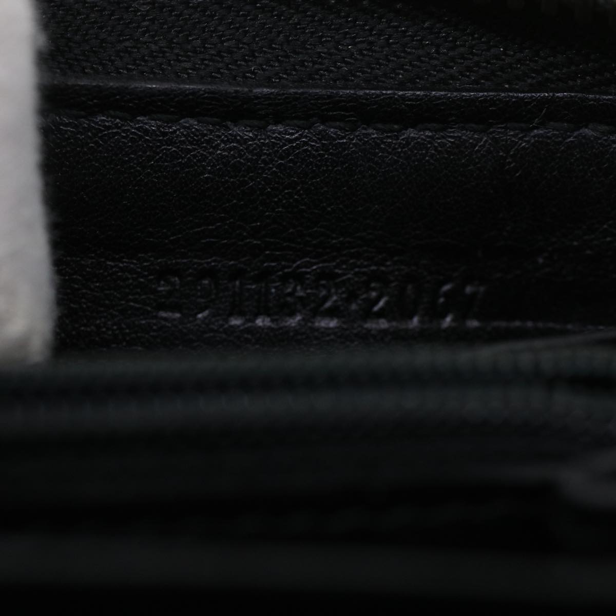 GUCCI GG Canvas Guccissima Long Wallet Black 291132 42180