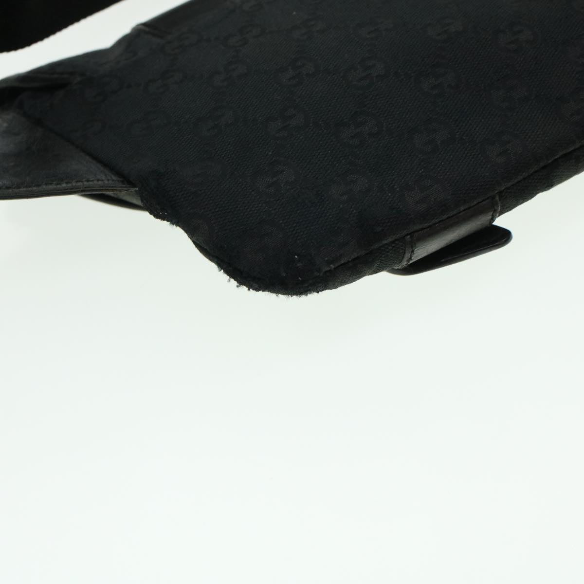 GUCCI GG Canvas Waist bag Black 145851 42185