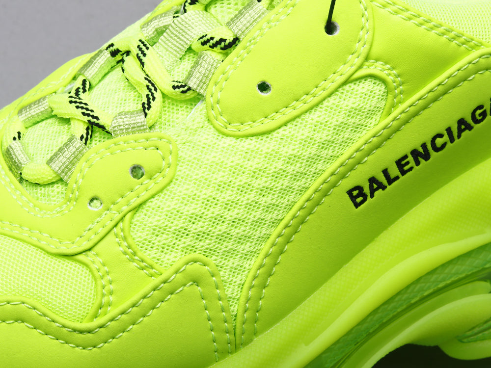 GLM - Bla Air Cushion  Fluorescent Green Sneaker