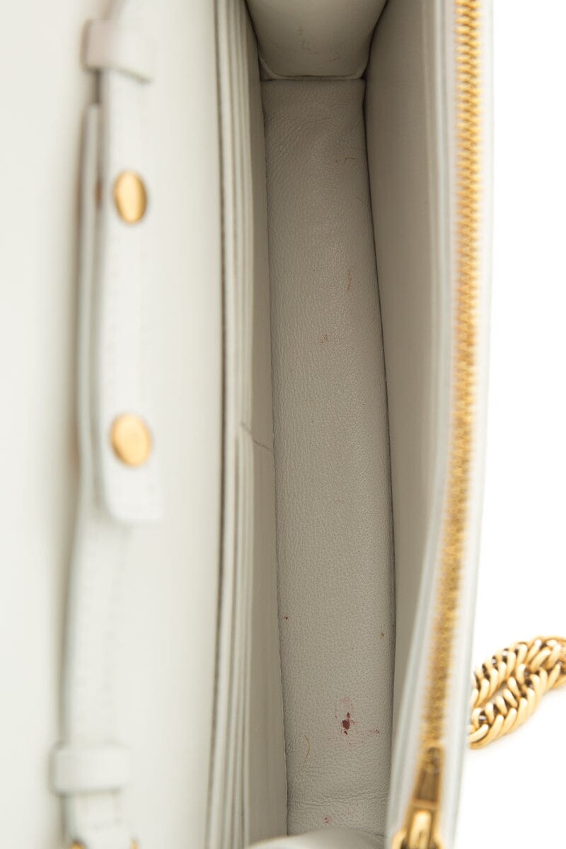 Balenciaga White Python Handbag
