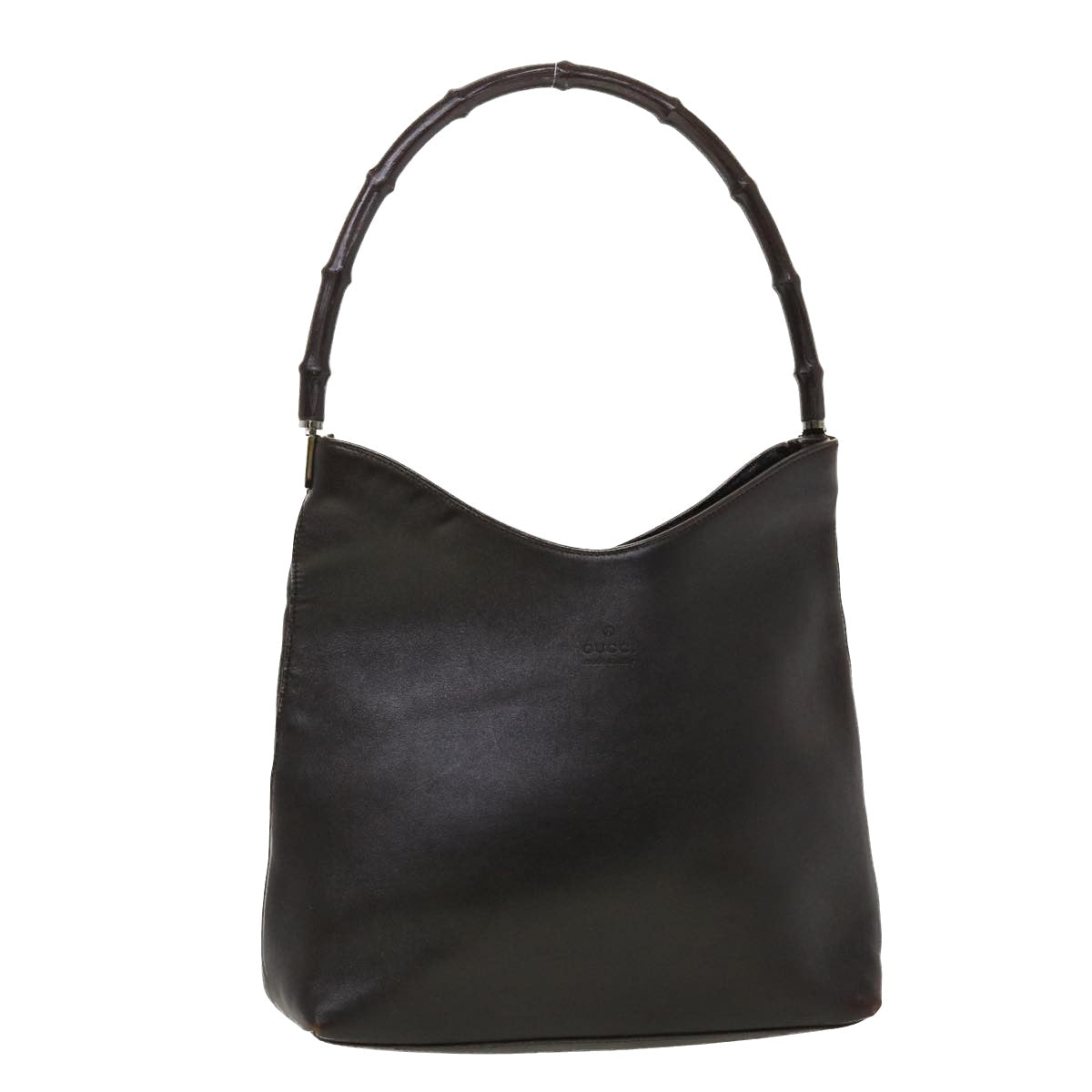 GUCCI Shoulder Bag Leather Black 0013244 42833