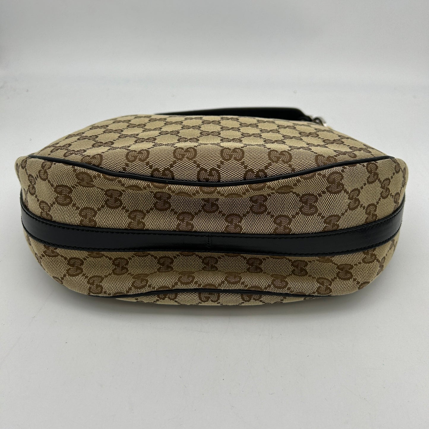 Gucci Large Monogram GG Twins Hobo Black Beige