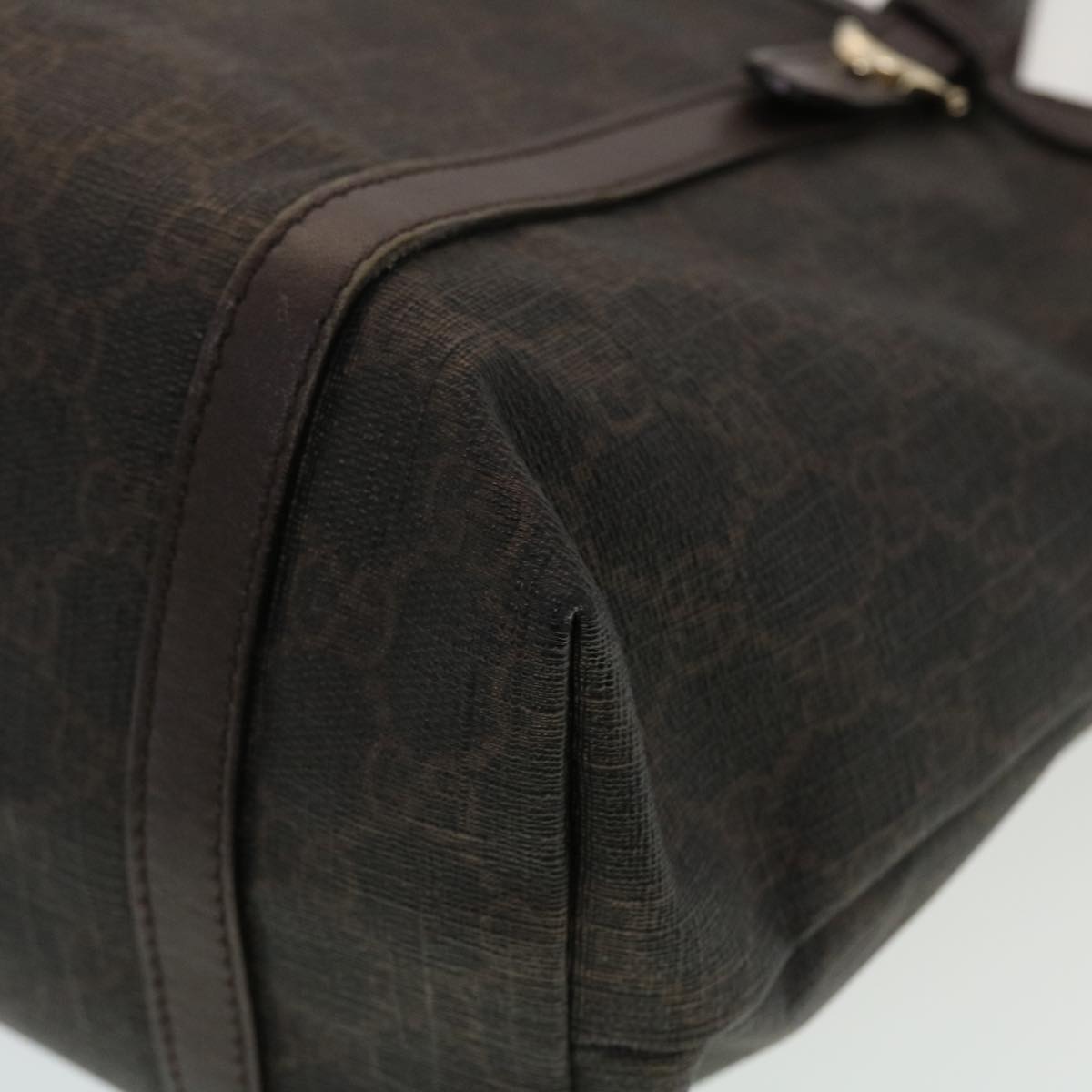 GUCCI GG Canvas Tote Bag Brown 336776 43238