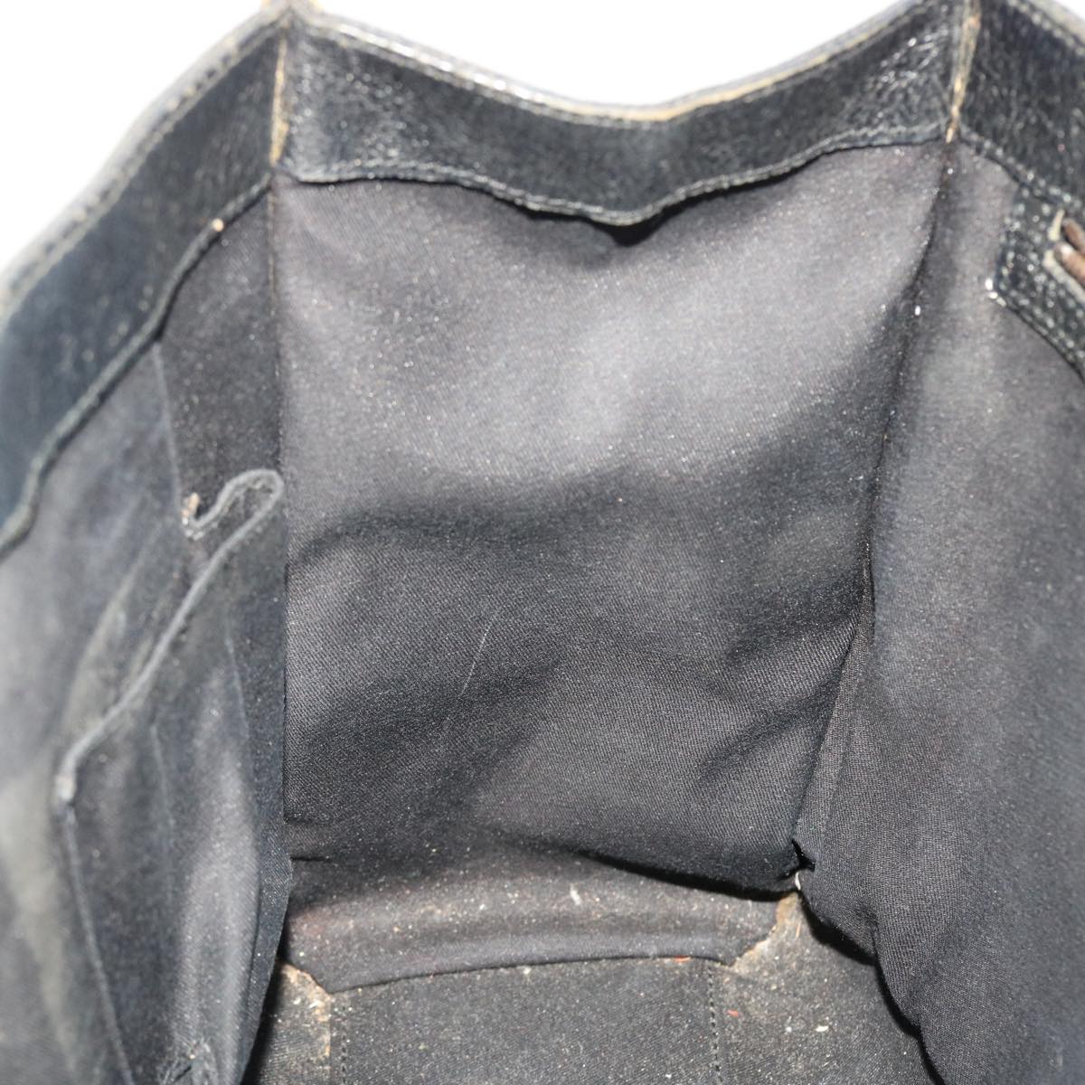 GUCCI GG Canvas Tote Bag Black 124260 43271