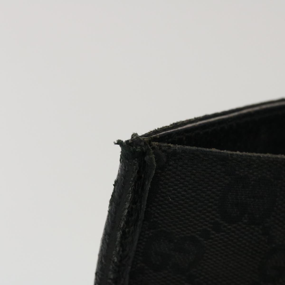 GUCCI GG Canvas Tote Bag Black 124260 43271
