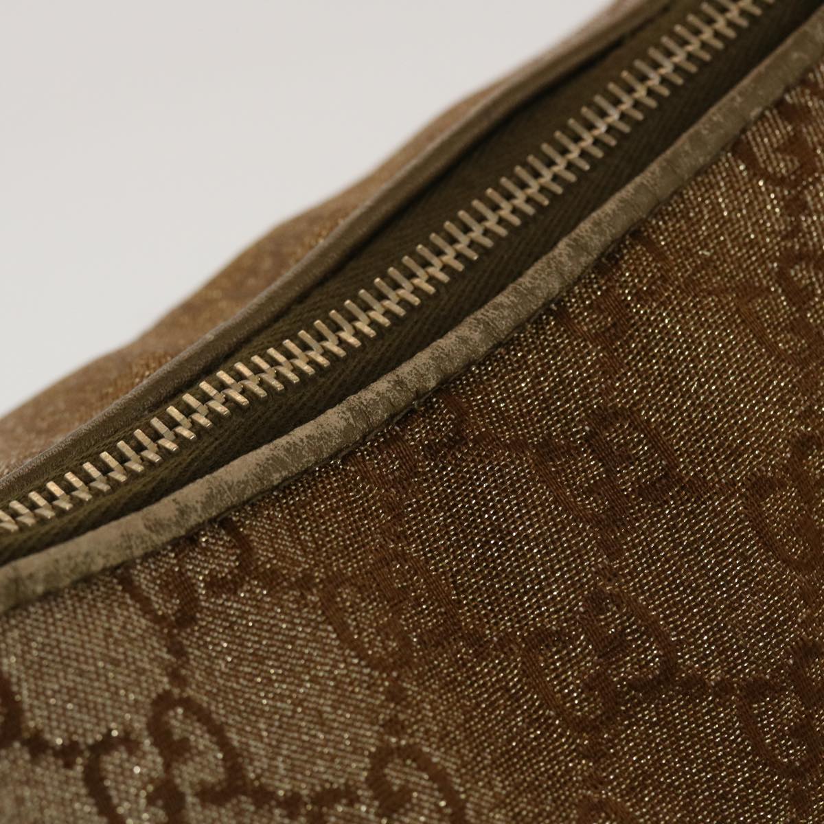 GUCCI GG Canvas Shoulder Bag Beige 269959 43302
