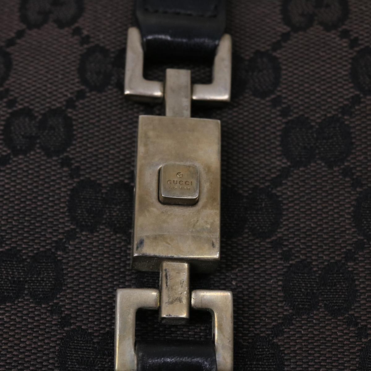 GUCCI GG Canvas Jackie Hand Bag Brown 0021064 43332