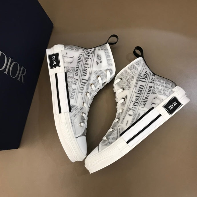 GLM - DIR B23 Newspaper HIGH-TOP SNEAKER