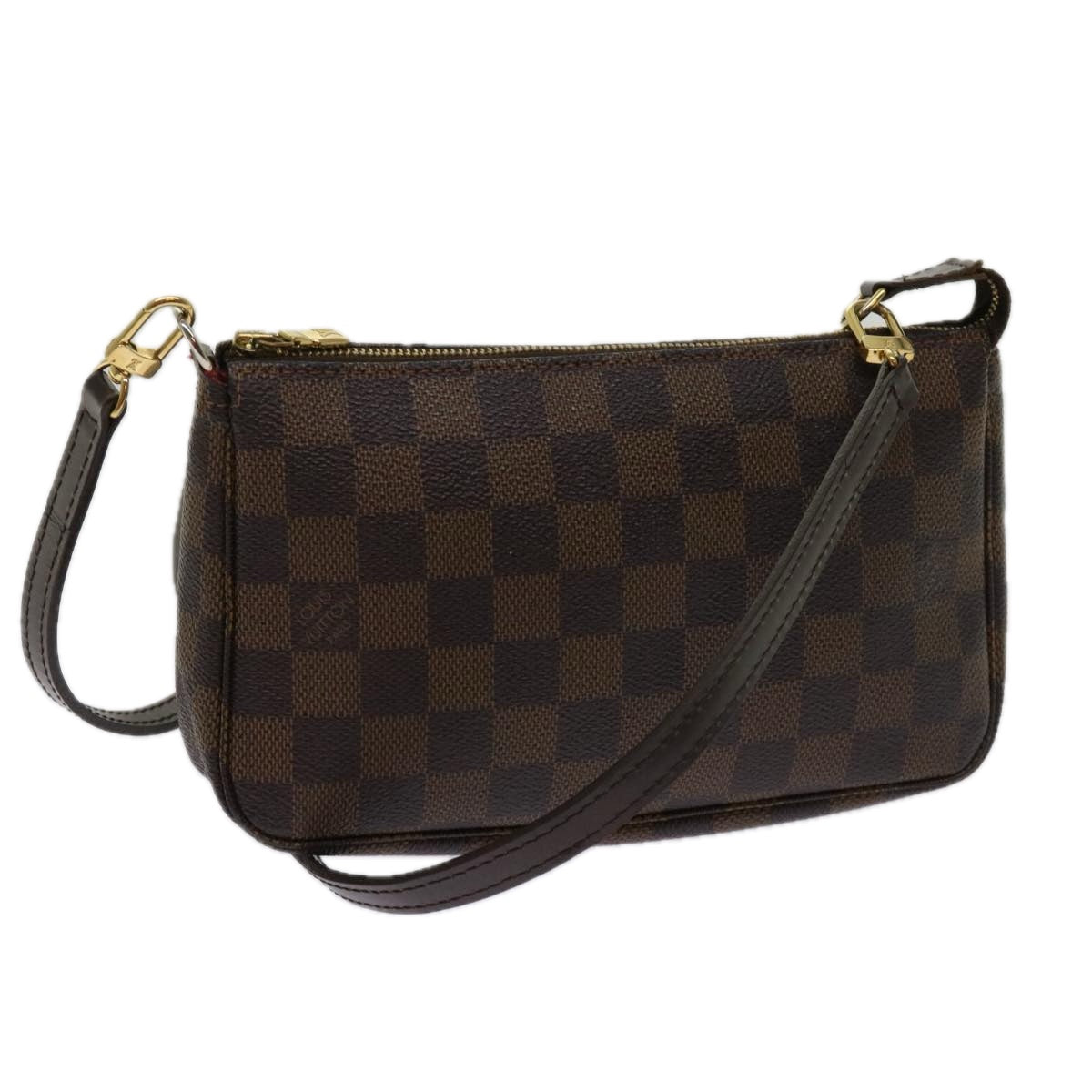 LOUIS VUITTON Damier Ebene Pochette Accessoires Pouch N41206 LV 43944
