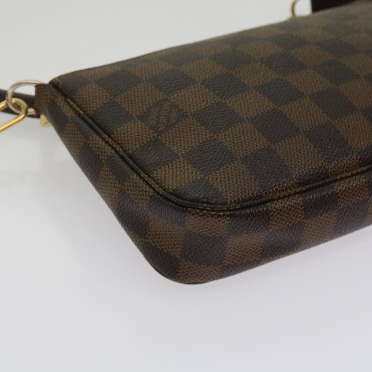 LOUIS VUITTON Damier Ebene Pochette Accessoires Pouch N41206 LV 43944