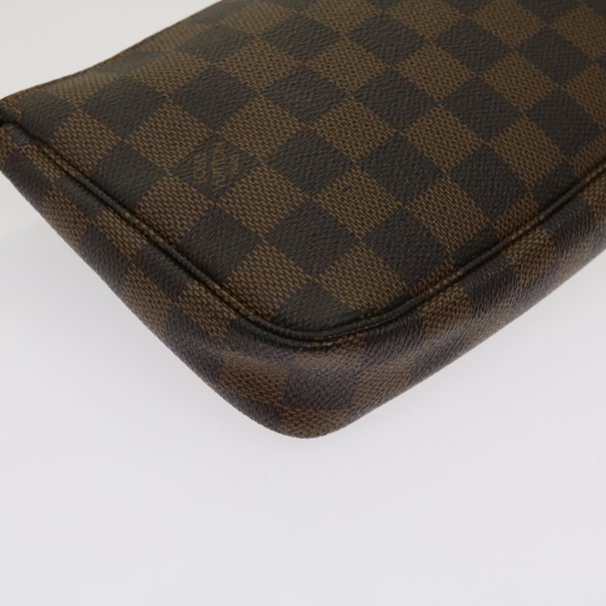 LOUIS VUITTON Damier Ebene Pochette Accessoires Pouch N41206 LV 43944