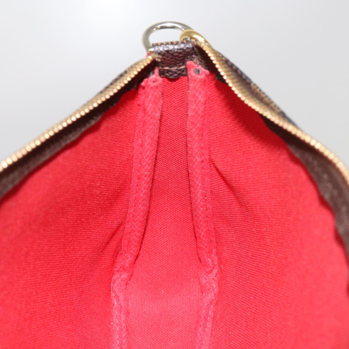 LOUIS VUITTON Damier Ebene Pochette Accessoires Pouch N41206 LV 43944