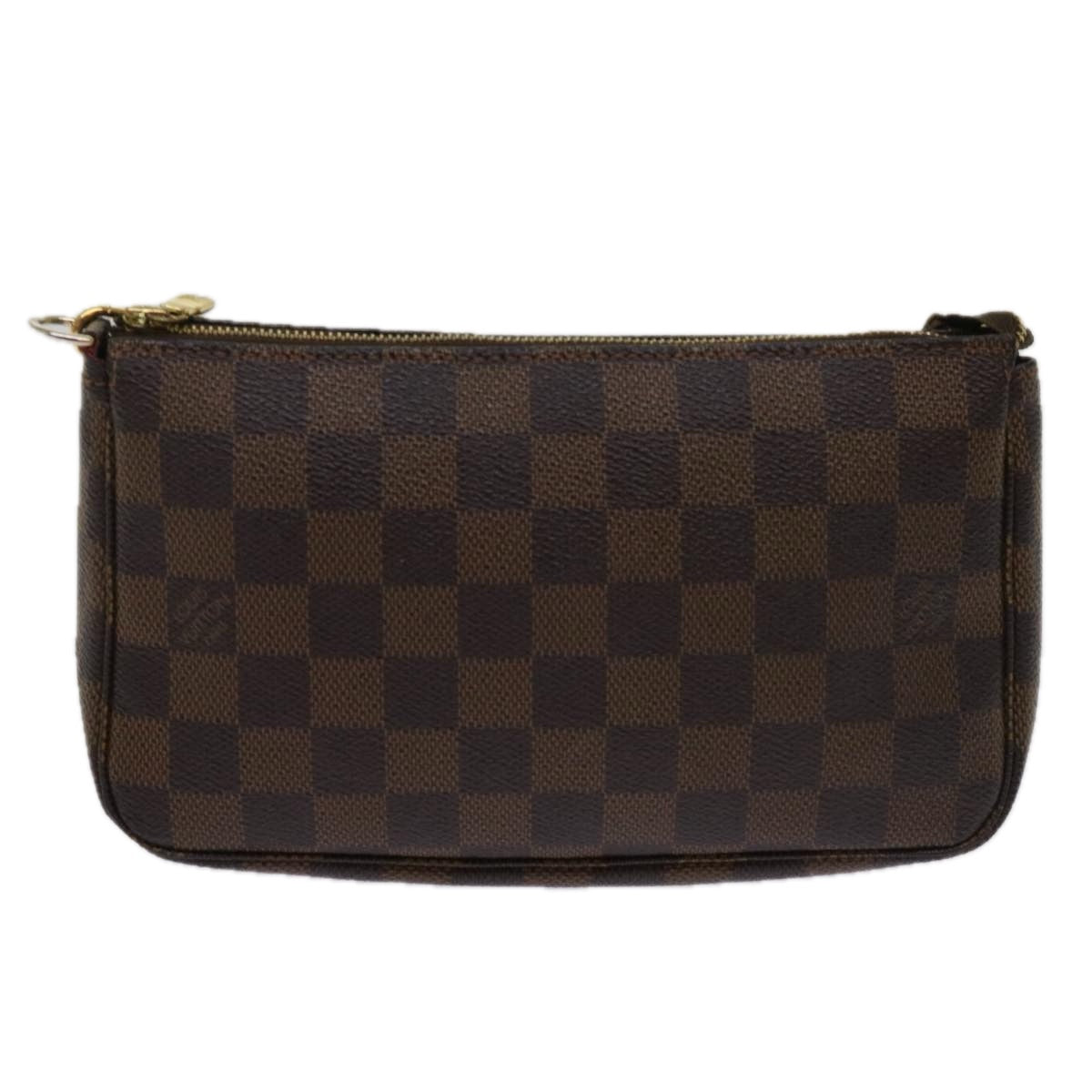LOUIS VUITTON Damier Ebene Pochette Accessoires Pouch N41206 LV 43944