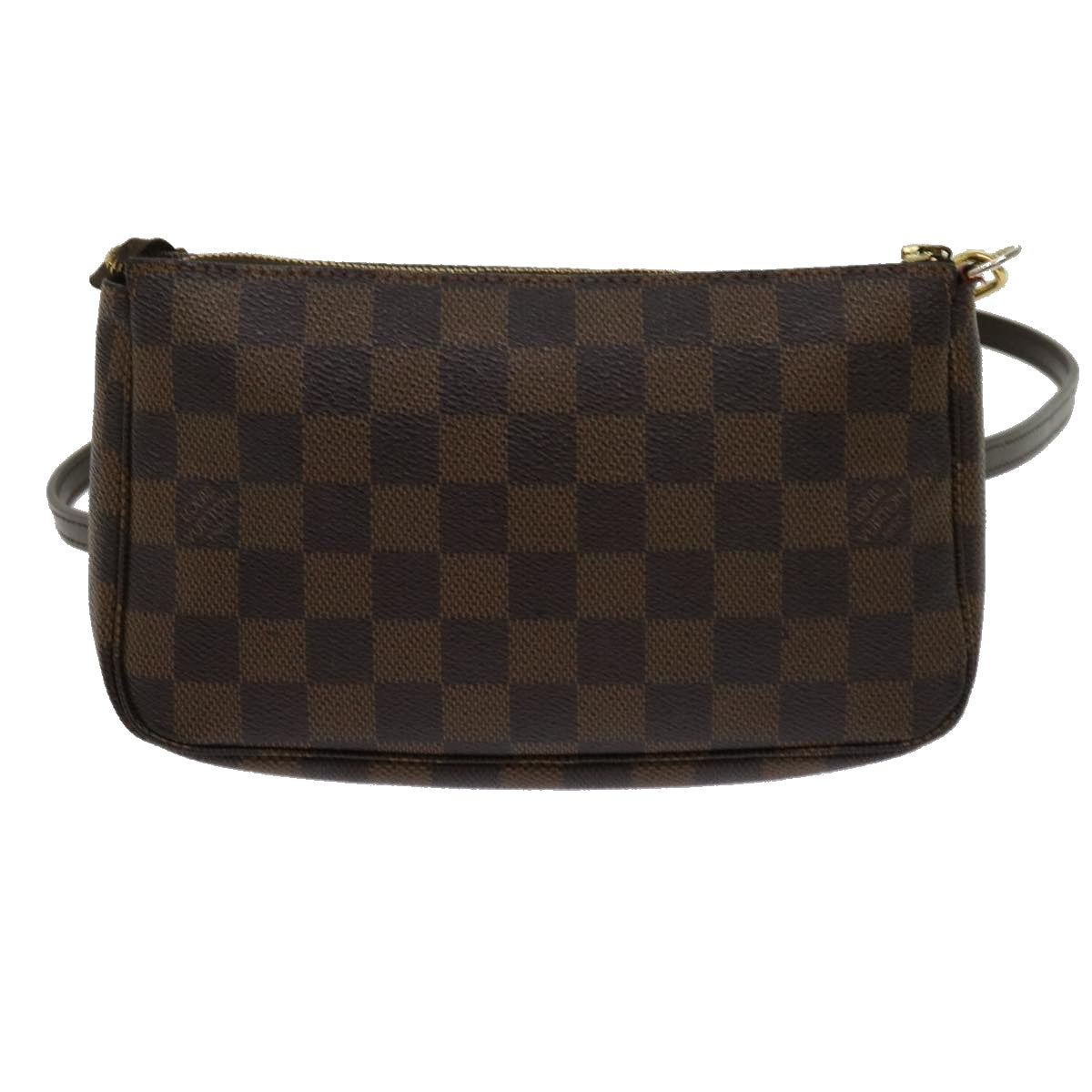LOUIS VUITTON Damier Ebene Pochette Accessoires Pouch N41206 LV 43944