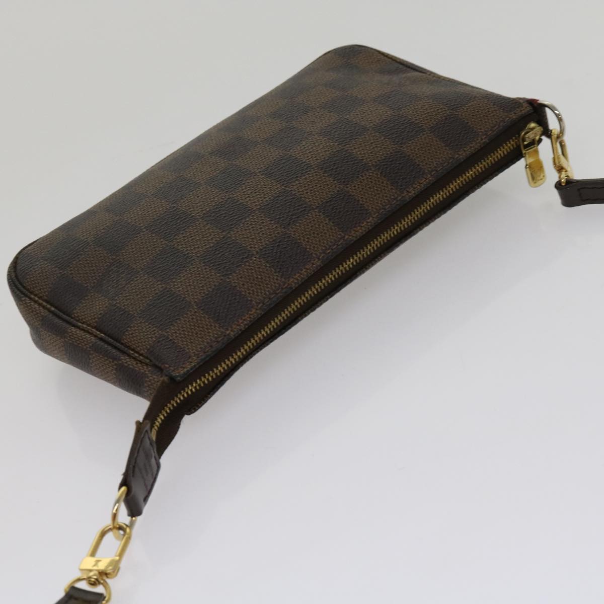LOUIS VUITTON Damier Ebene Pochette Accessoires Pouch N41206 LV 43944
