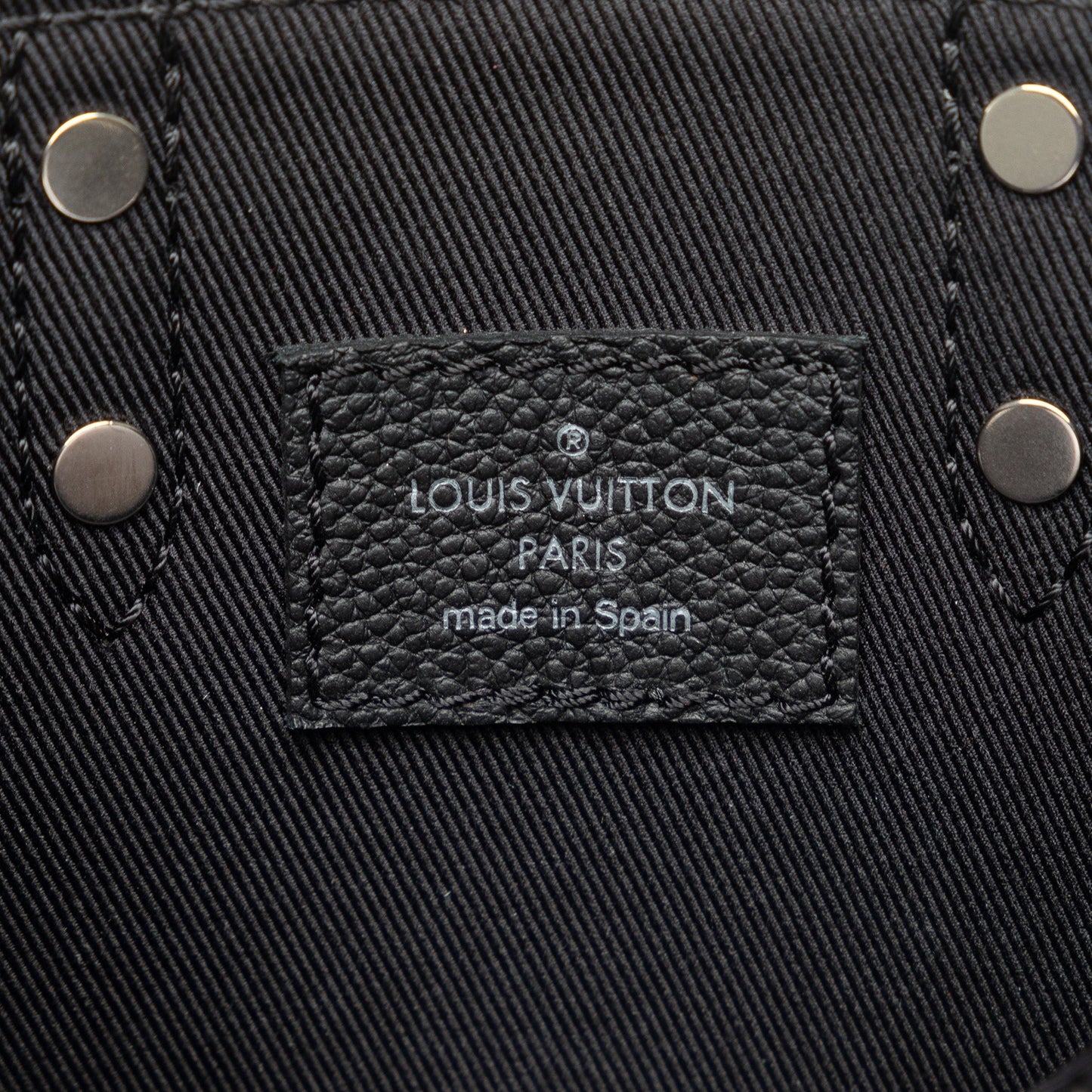 Black Louis Vuitton Damier Checkerboard Sac Plat XS Satchel