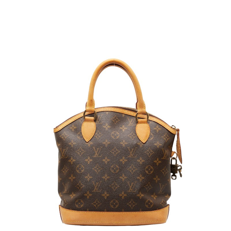 Louis Vuitton Monogram Lockies Handbag M40102 Brown PVC Leather  Louis Vuitton