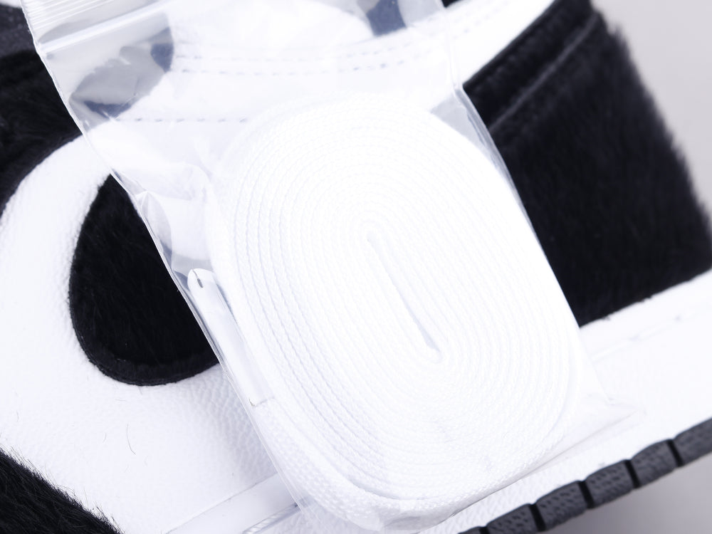 GLM - AJ1 horsehair black and white