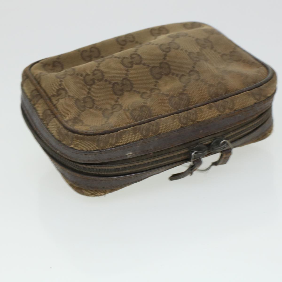 GUCCI GG Canvas Shoulder Bag 3Set Beige Black 44070