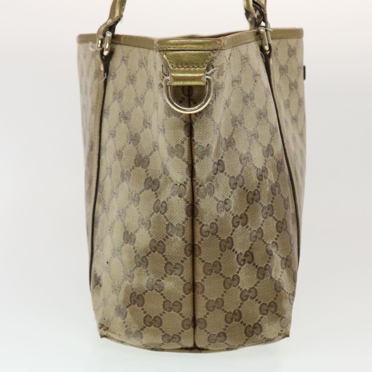 GUCCI GG Supreme Shoulder Bag Beige 197953 44426