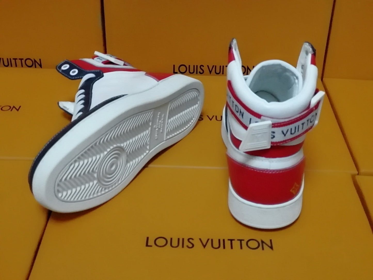 GLM - Luv Rivoli Black Red Sneaker