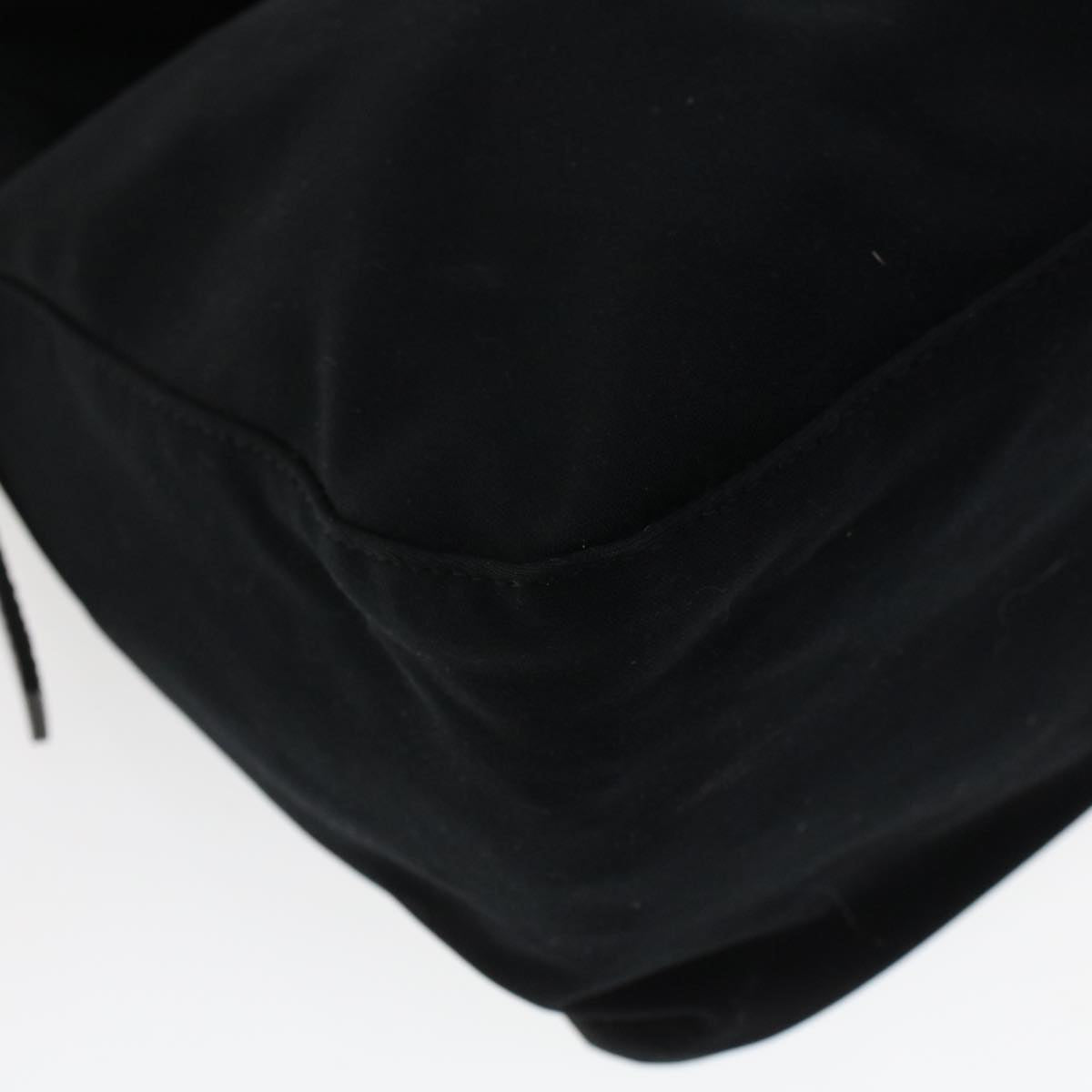 FENDI Mamma Baguette Shoulder Bag Nylon Black 2321.26426.008 44758