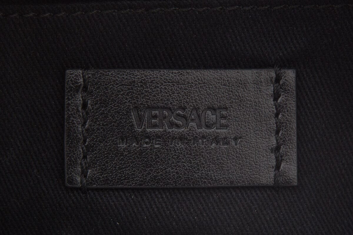 Versace Black & Olive Mini Handbag