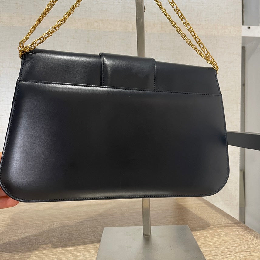 Cartier Black Leather Handbag
