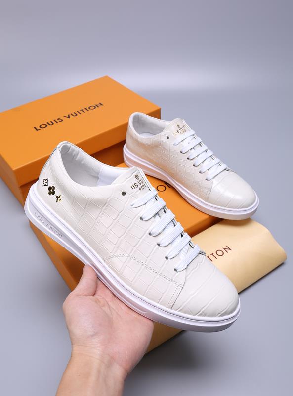 GLM - LUV Alligator White Sneaker