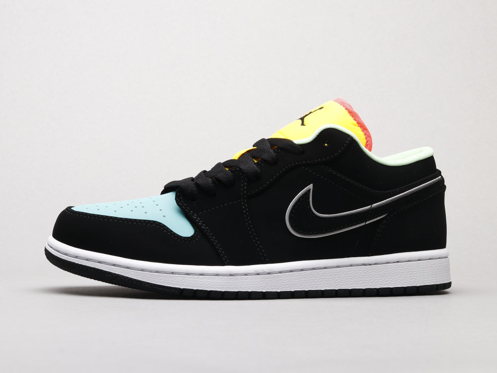 GLM - AJ1 Black, blue and yellow stitching