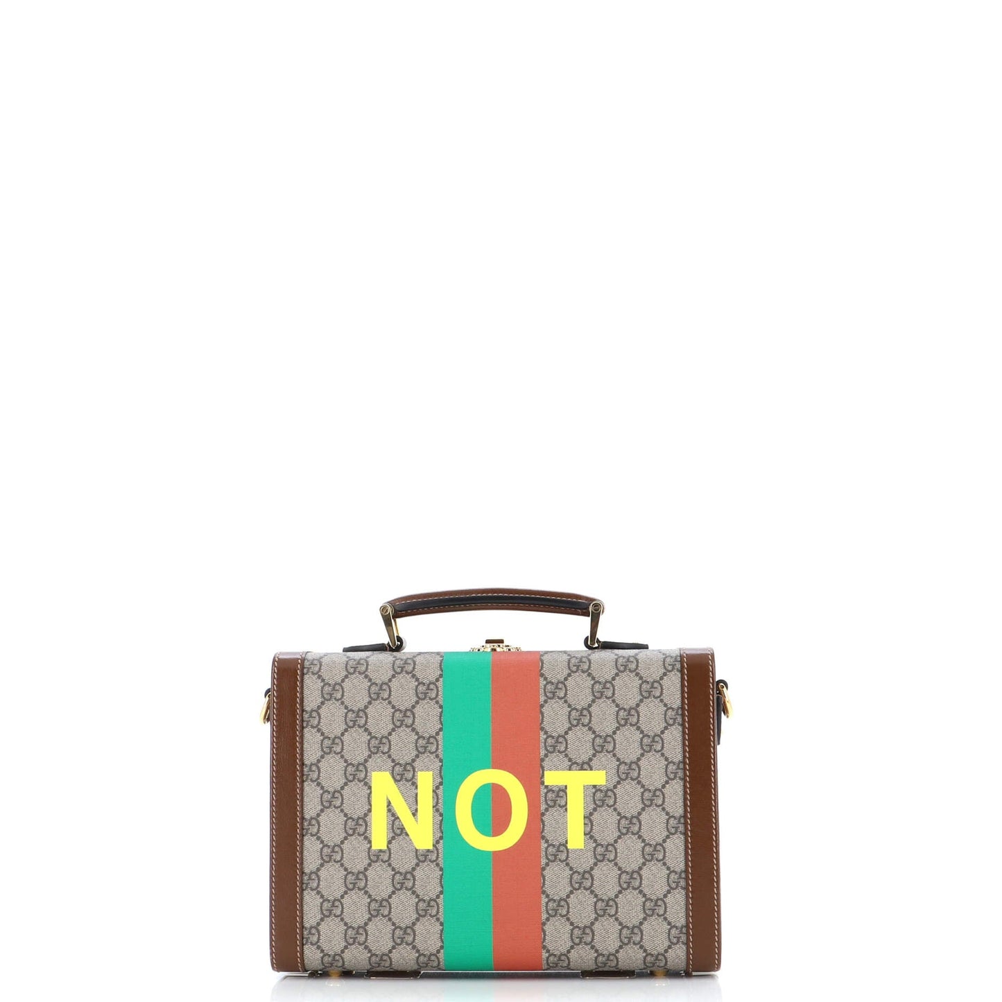 Fake/Not Beauty Case Printed GG Coated Canvas