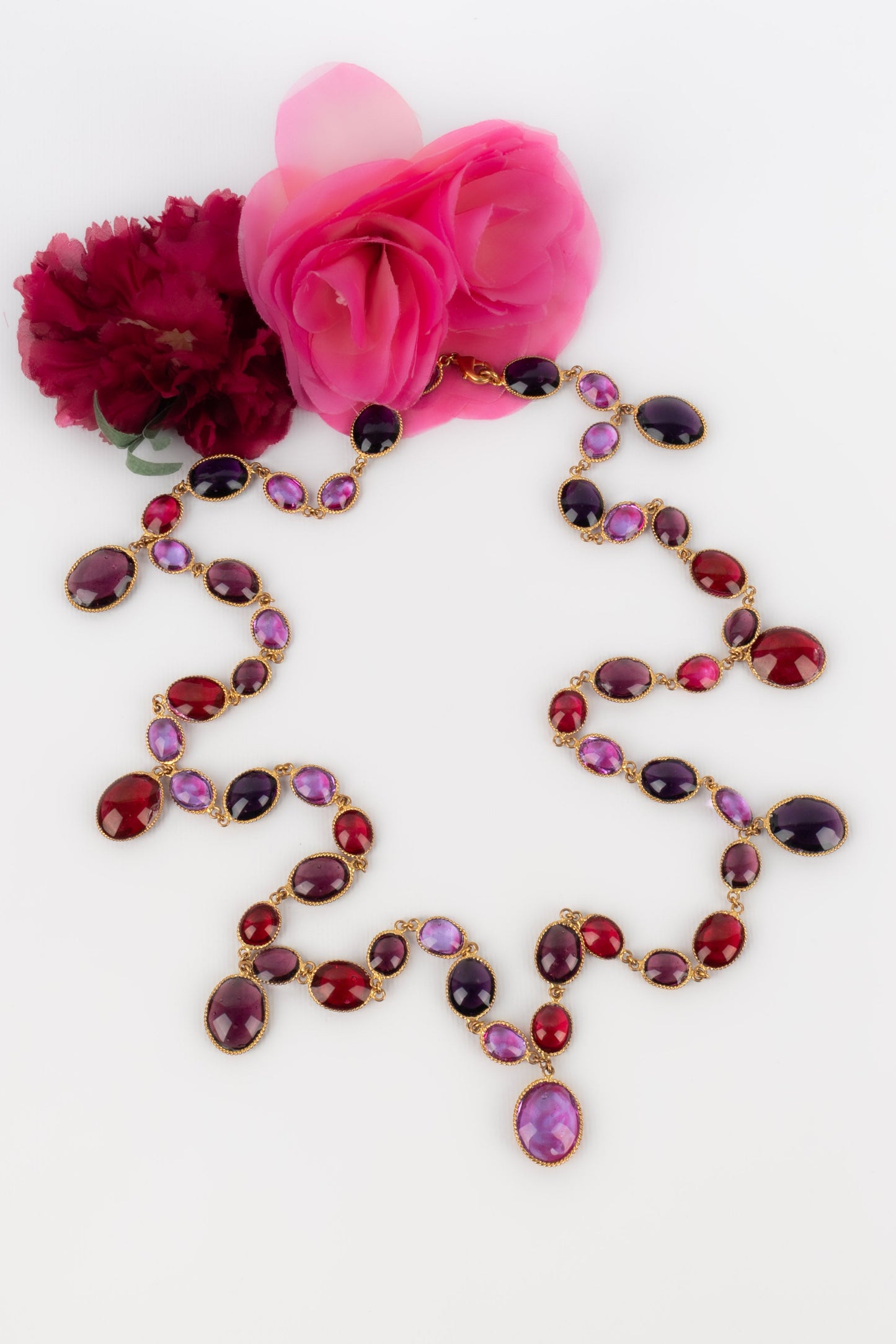 Collier en pÃƒÆ’Ã‚Â¢te de verre