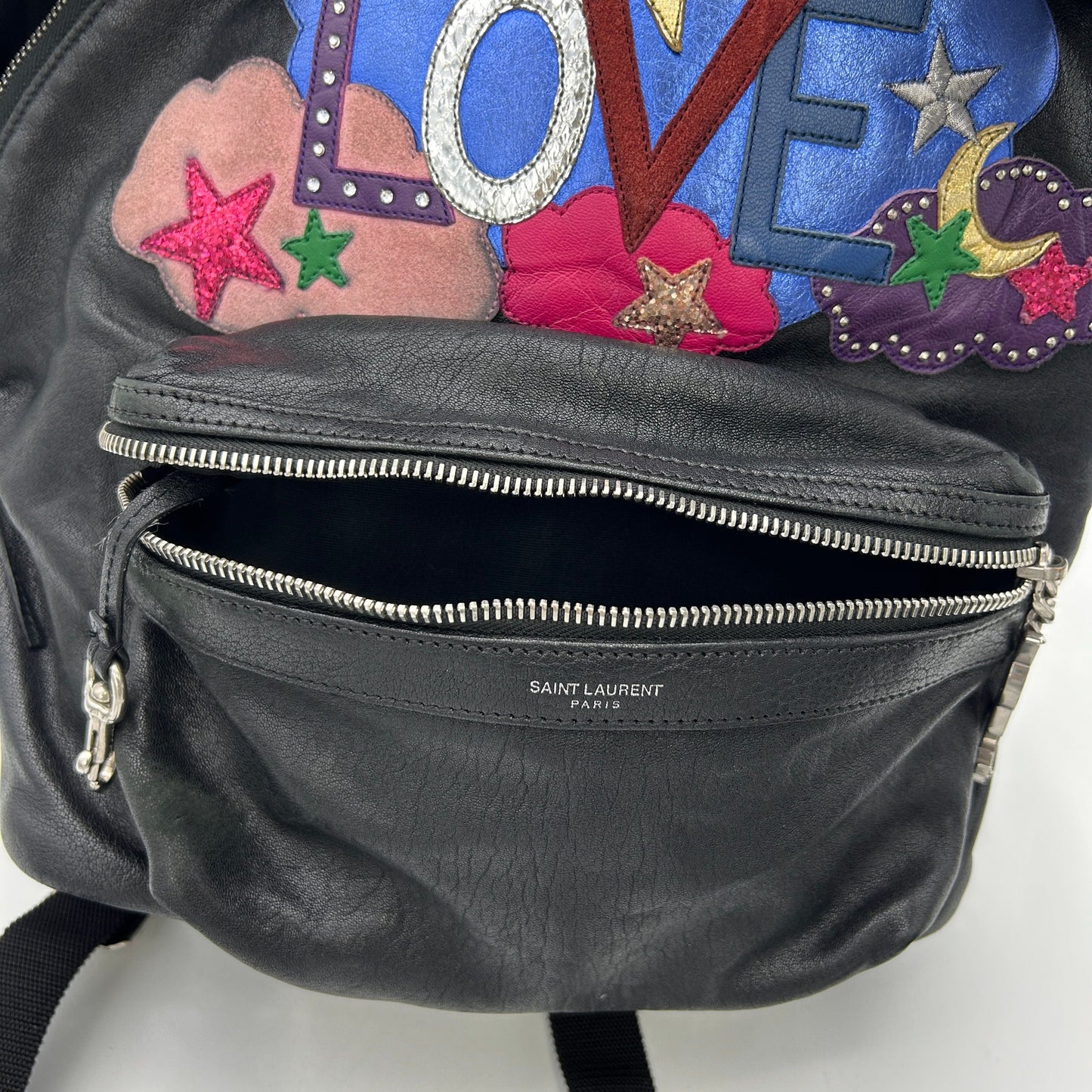 Saint Laurent Mini City Love Backpack - Backpacks, Handbags  LA15301