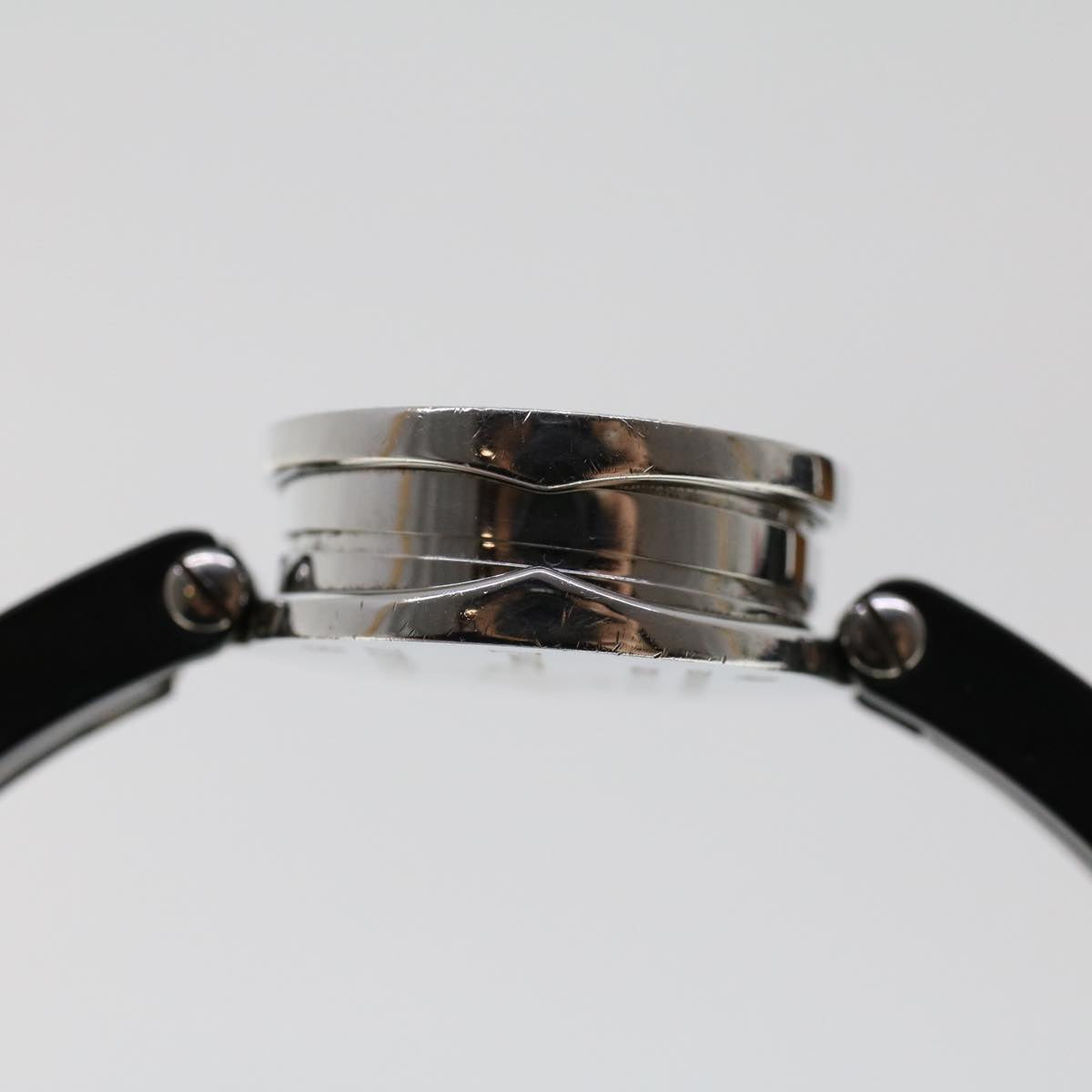 BVLGARI Watches Zero One Stainless Steel Silver Black Auth 45729