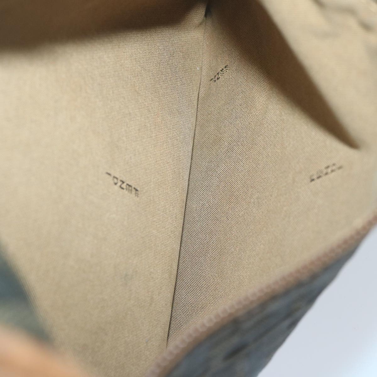 FENDI Zucca Canvas Shoulder Bag Black Brown 45817